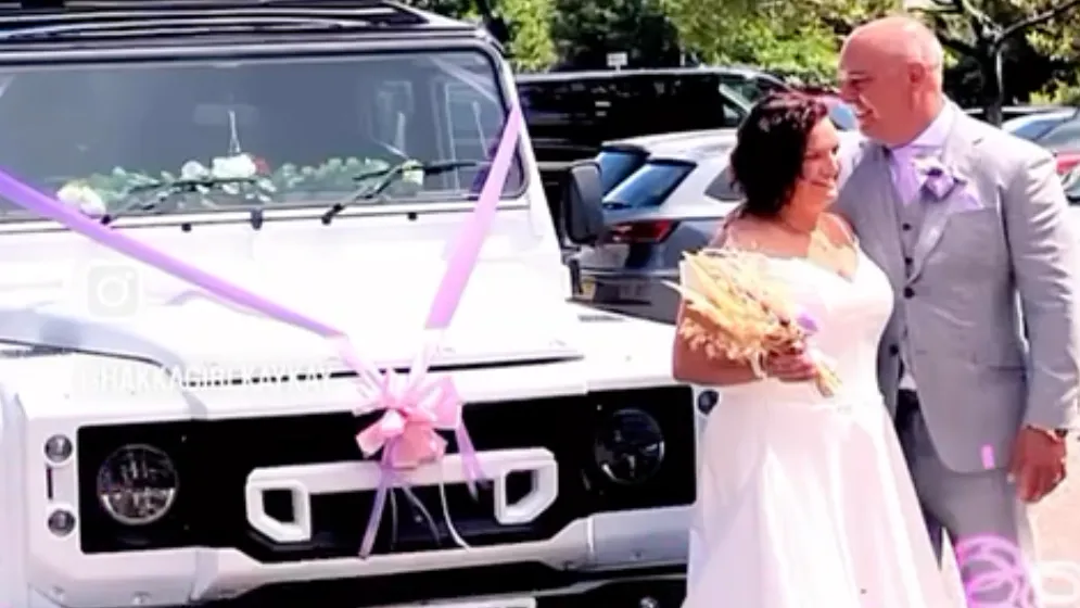 Absolutely fantastic vehicle to arrive to and from our wedding venue. Our driver Lenny was charming and eased any nerves I had before the ceremony. He accommodated our request to do a drive by by the beach allowing our photographer to capture our arrival. As you can see my new husbands head was turned by her beauty 🤭🤭🤭 professional company who were always on hand to answer any queries.